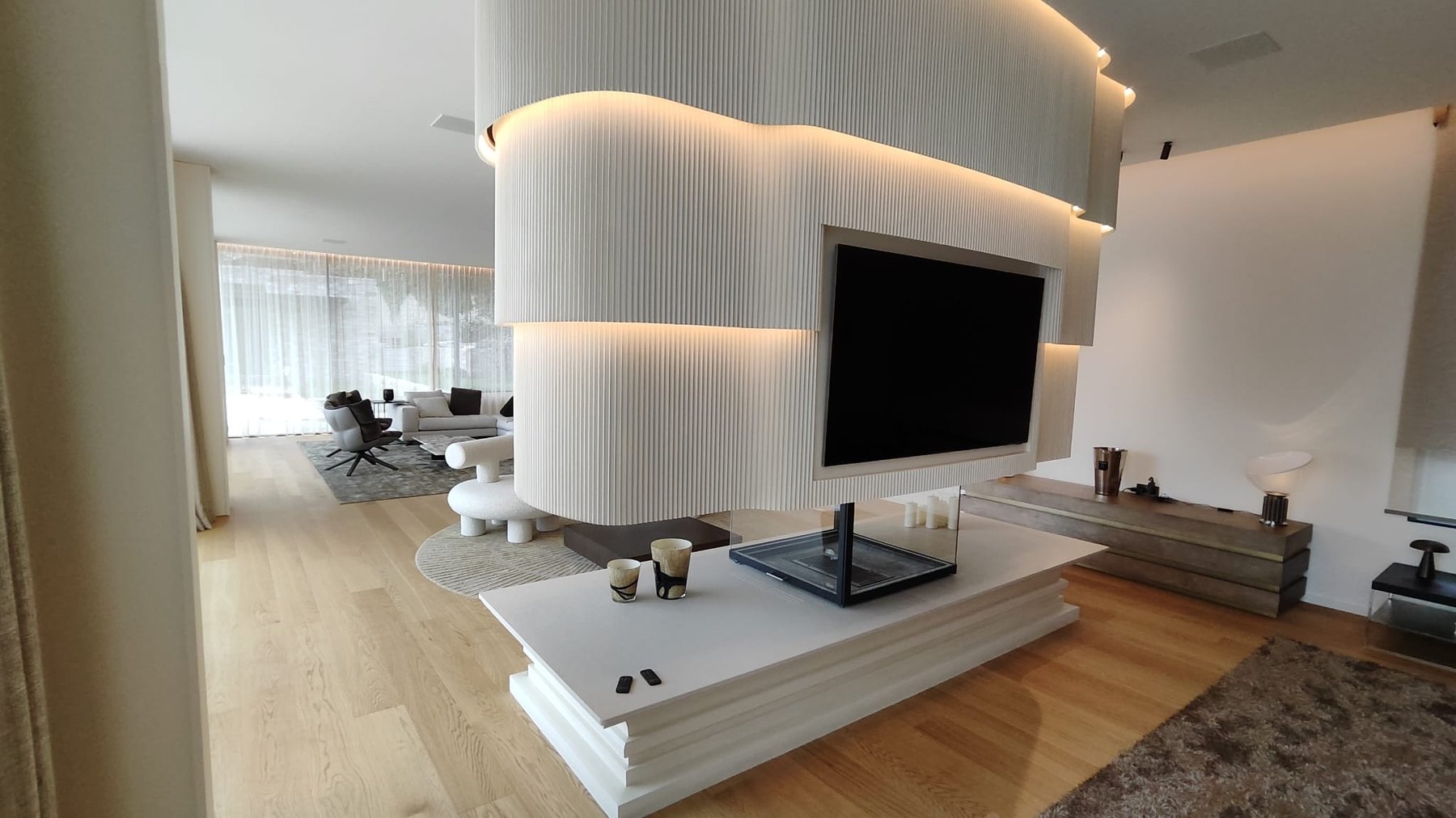 Maison contemporaine — Monts d’Or — réalisation ALEX ELEC — vue 4
